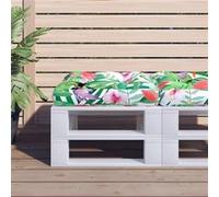 vidaXL Galette de chaise rembourrée 360442 50x50x12 cm tissu multicolore G