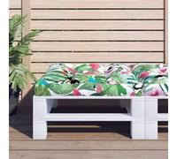 vidaXL Palletkussen 80x80x12 cm stof meerkleurig360508 Multicolore G