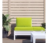 Vidaxl Coussins De Canapã© Palette 2 Pcs Vert Vif Tissu