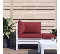 vidaXL Palletkussens 3 st oxford stof wijnrood315073 Rouge G