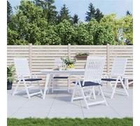 vidaXL Palletkussens 4 st 50x50x3 cm oxford stof marineblauw378428 G