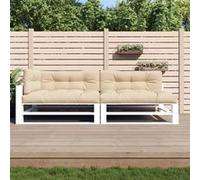 vidaXL Palletkussens 5 st stof beige360780 G