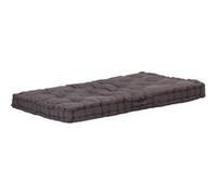 vidaXL Palletvloerkussen 120x80x10 cm katoen antraciet48676 Anthracite G