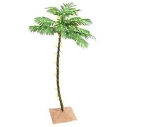 vidaXL Palmier à LED 88 LED Blanc chaud 150 cm