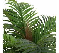 vidaXL Palmier Artificiel 15 Feuilles 200 cm Vert, Plante Artificielle, Arbre Artificiel, Palmier, Fausse Plante, Faux Arbre