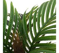 vidaXL Palmier artificiel 6 feuilles 100 cm vert