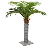 vidaXL Palmier Artificiel 6 Feuilles 100 cm Vert, Plante Artificielle, Arbre Artificiel, Palmier, Fausse Plante, Faux Arbre