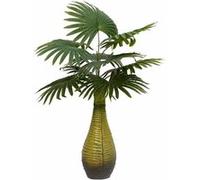 vidaXL Palmier Artificiel 9 Feuilles 65 cm Vert, Plante Artificielle, Arbre Artificiel, Palmier Artificiel, Fausse Plante, Faux Arbre, Palmier