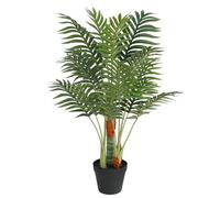 vidaXL Palmier artificiel avec 3 troncs vert 85 cm PP