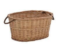 vidaXL Panier à bois de chauffage poignées de transport 56x40x28 cm