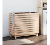 vidaXL Panier à linge 88,5x44x76 cm bois massif de pin 832323