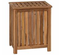 vidaXL Panier à Linge Naturel 50 x 35 x 60 cm Bois de teck massif 42024285
