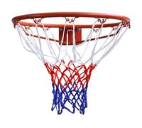 Ensemble de panier de basket ball avec filet Orange 45 cm Noir G