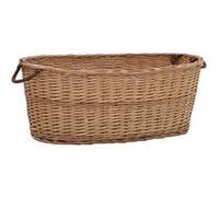 Vidaxl Panier À Bois De Chauffage Poignées De Transport 88x57x34 Cm Marron