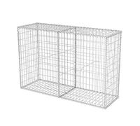 vidaXL Panier de gabion acier 150x50x100 cm - clôture murale, bordure de jardin