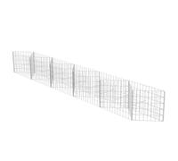 vidaXL Gabion jardinière parterre surélevé en acier 300 x 30 x 50 cm panier à pierres