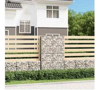 vidaXL Panier de gabion avec couvercle Fil galvanisé 150 x 100 x 30 cm 141042