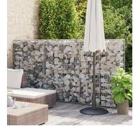 vidaXL Panier de gabion avec couvercle 141042 - fil galvanisé 150 x 100 x 30 cm