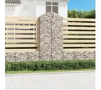 vidaXL Panier de Gabion, Cage à Gabion, Mur de Gabion, Panier à Pierre, Gabion pour Pierre Jardin Patio Extérieur, 153441