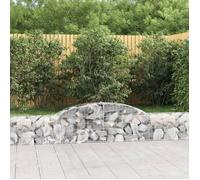Vidaxl Panier De Gabions Arqué 300x30x40/60 Cm Fer Galvanisé