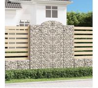 vidaXL Panier de Gabion Cage à Gabion Mur de Gabion Panier à Pierre Gabion pour Pierre Jardin Patio Extérieur 153501