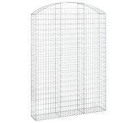 vidaXL Panier de gabions arqué 150x30x200/220 cm Fer galvanisé