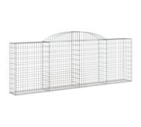Vidaxl Panier De Gabions Arqué 300x30x100/120 Cm Fer Galvanisé
