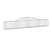 Vidaxl Panier De Gabions Arqué 300x30x40/60 Cm Fer Galvanisé