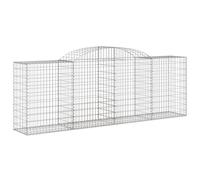 Vidaxl Panier De Gabions Arqué 300x50x100/120 Cm Fer Galvanisé