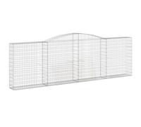 Vidaxl Panier De Gabions Arqué 400x30x120/140 Cm Fer Galvanisé