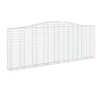 Vidaxl Panier De Gabions Arqué 400x30x140/160 Cm Fer Galvanisé