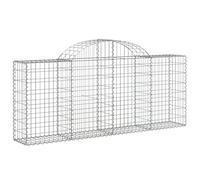 Panier de gabions arqué 200x30x80 100 cm Fer galvanisé