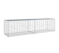 vidaXL Panier gabion 200x50x50 cm Fer galvanisé - Mur et clôture en gabion