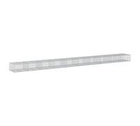 vidaXL Panier gabion avec couvercle 1000x100x50 cm fer galvanisé, mur en gabion, mur de soutènement en gabion, clôture en gabion, gabion, cage gabion