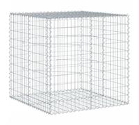 vidaXL Panier gabion avec couvercle - acier galvanisé 100x100x100 cm, maille 10x5 cm