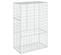 vidaXL Panier gabion avec couvercle 100x50x150 cm fer galvanisé, mur en gabion, mur de soutènement en gabion, clôture en 3295154