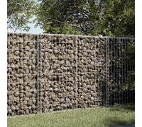 Panier gabion avec couvercle 150x100x100 cm fer galvanisé, mur en gabion, mur de soutènement en gabion, clôture en 3295191