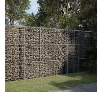 Vidaxl Panier Gabion Avec Couvercle 200x50x150 Cm Fer Galvanisé