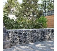 Vidaxl Panier Gabion Avec Couvercle 200x50x50 Cm Fer Galvanisé