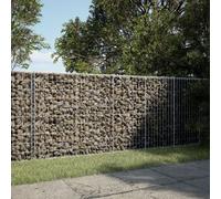 Panier gabion avec couvercle 250x100x100 cm fer galvanisé, mur en gabion, mur de soutènement en gabion, clôture en 3295193