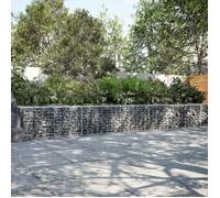 vidaXL Panier gabion avec couvercle 400 x 50 x 50 cm fer galvanisé 3295135