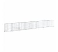 Vidaxl Panier Gabion Avec Couvercle 800x50x100 Cm Fer Galvanisé
