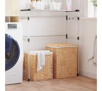 vidaXL Paniers à linge 2 pcs hyacinthe d'eau