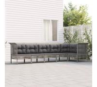 vidaXL Paniers de rangement 2 pcs marron et blanc Ø24x18 cm coton