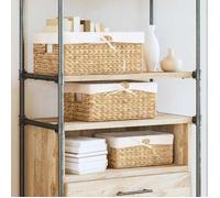 vidaXL Paniers de rangement 3 pcs Naturel 40 x 30 x 18 cm