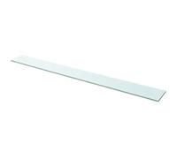 vidaXL Panneau d’étagère Verre Transparent 110 x 12 cm