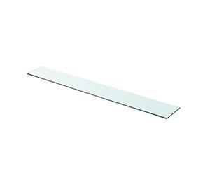 vidaXL Panneau d’étagère Verre Transparent 90 x 12 cm