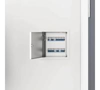 vidaXL Panneau d'Accès 2 pcs Blanc 20 x 20 cm Acier