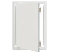 vidaXL Panneau d'Accès Blanc 20 x 30 cm Acier