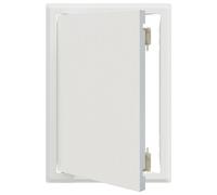 vidaXL Panneau d'Accès Blanc 20 x 30 cm Acier